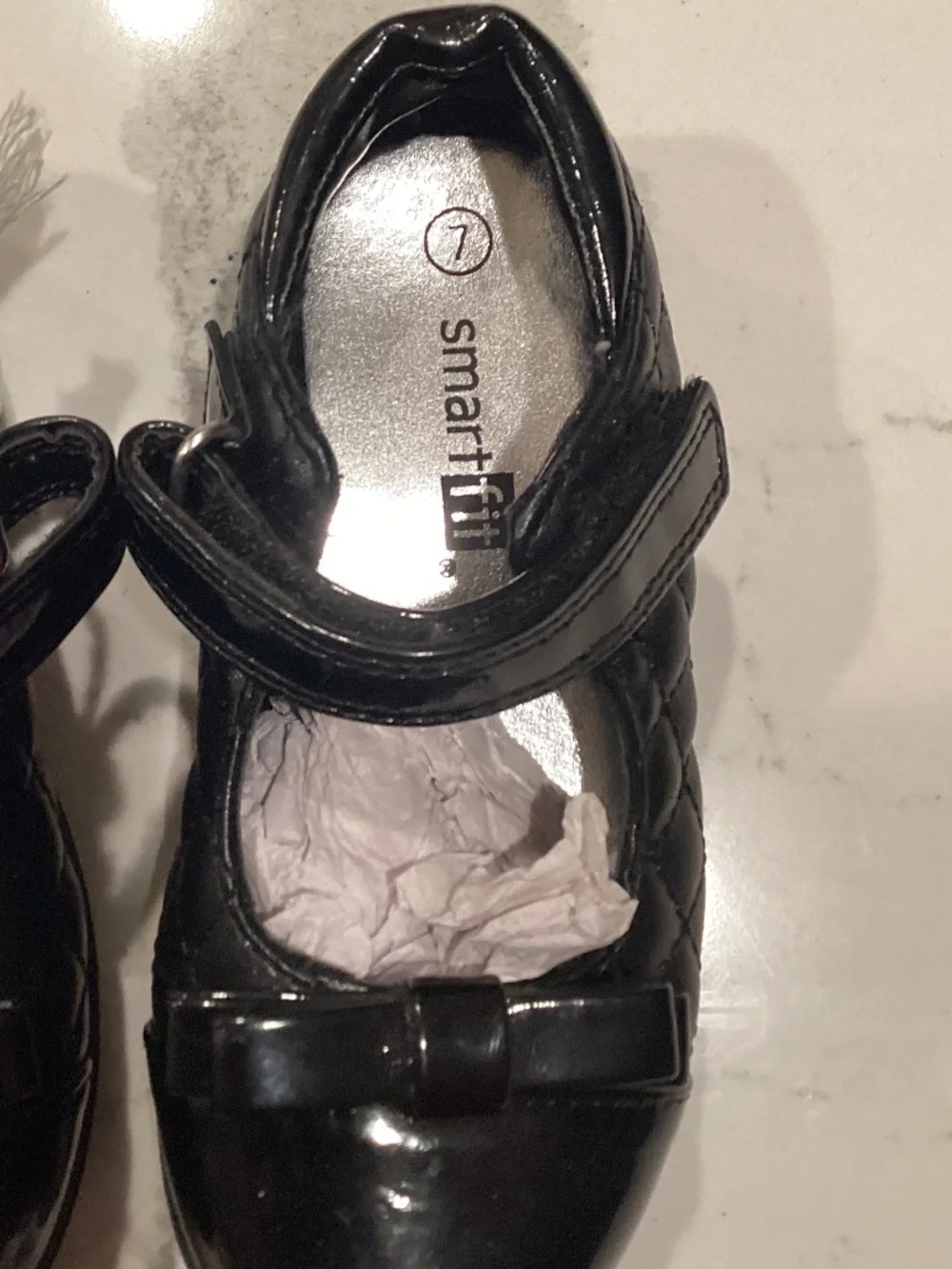 Little Girls Black Mary Jane Shoes
